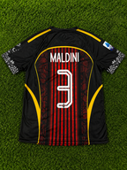 🔴⚫ Milan Paolo Maldini #3 Retro Forması 🛡️